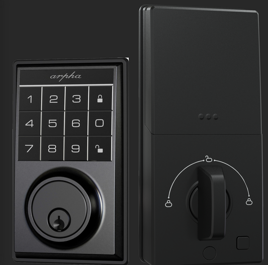 US Stand Deadbolt with Rubber Keypad-D100